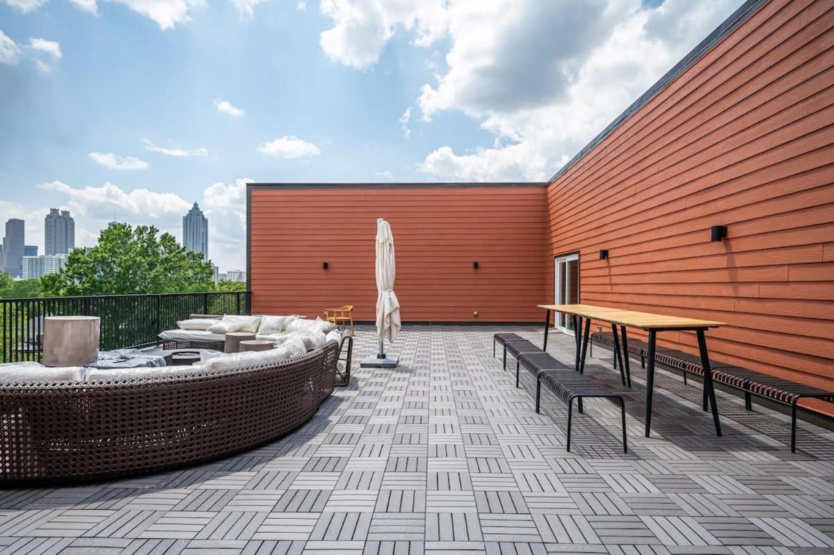 Downtown New Built Roof Top Balcony City View 525Pkwy Atlanta Dış mekan fotoğraf