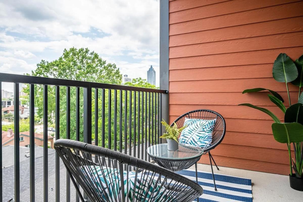 Downtown New Built Roof Top Balcony City View 525Pkwy Atlanta Dış mekan fotoğraf